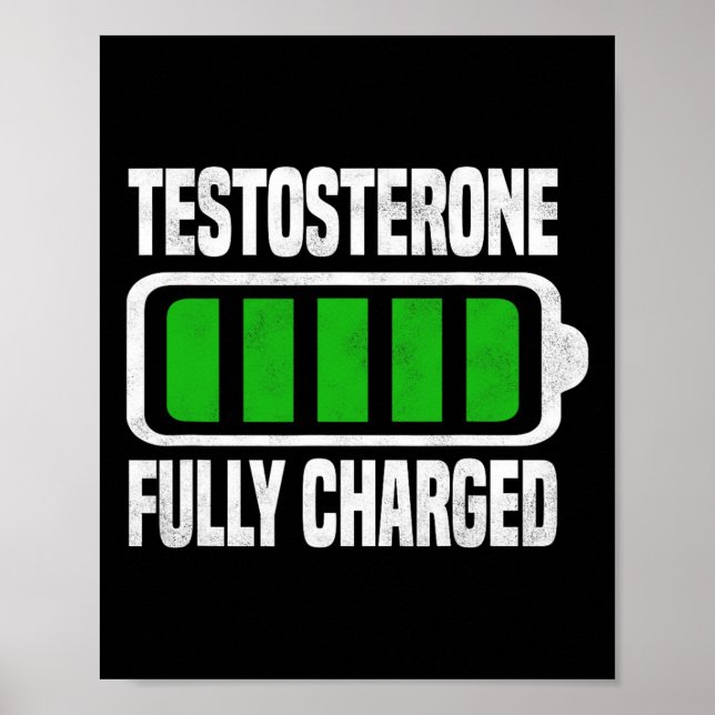 Poster Testostérone (Devant)