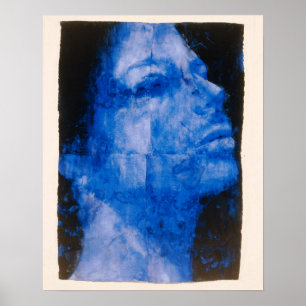 Poster Tête bleue 1998