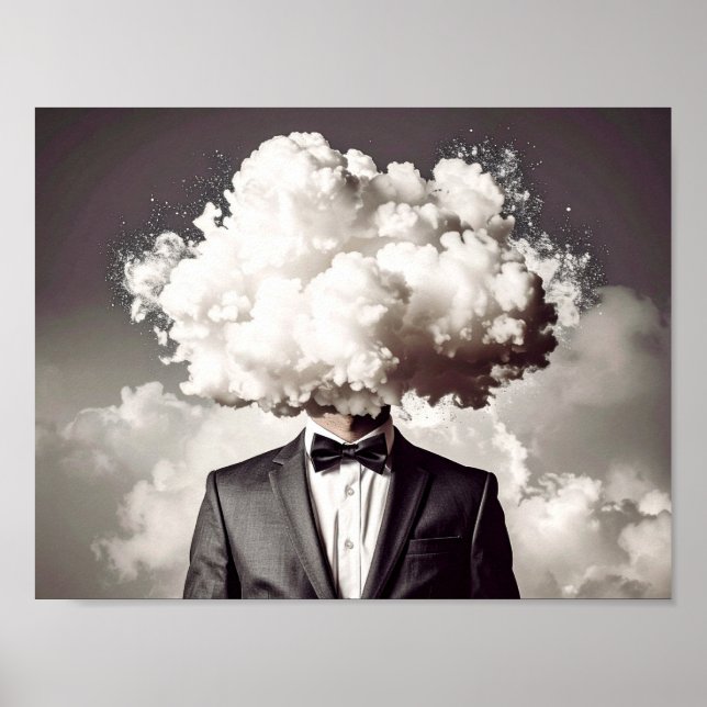 Poster Tête dans les nuages (Devant)