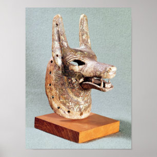 Poster Tête d'Anubis, avec une mâchoire à charnières