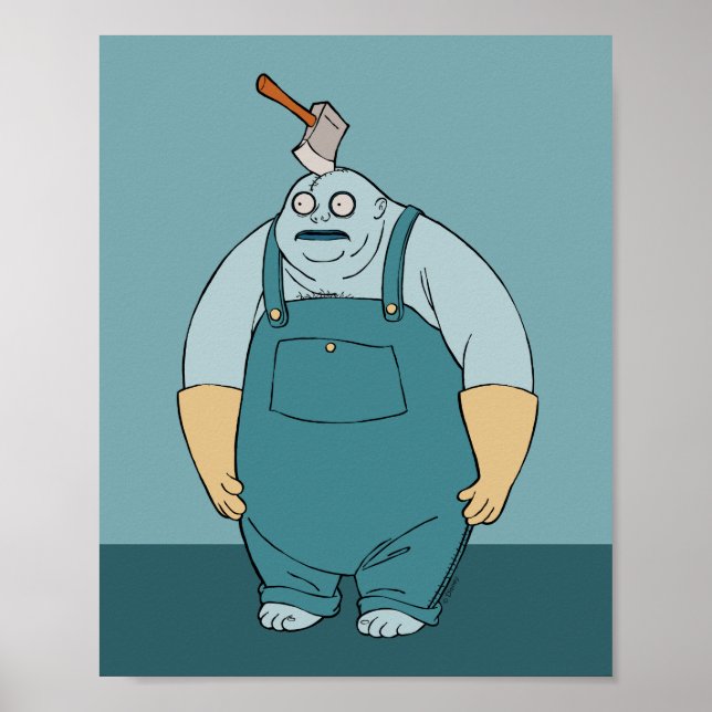 Poster Tête d'Ax Behemoth (Devant)
