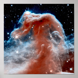 Poster Tête de cheval Nebula Infrarouge - Hubble Space Ph