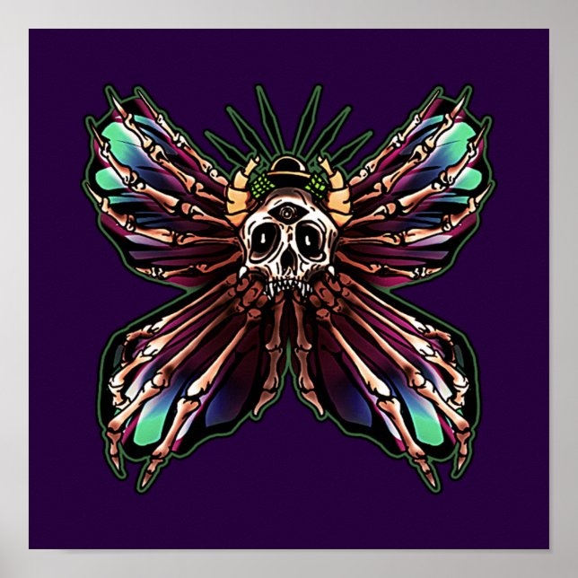 Poster Tête de mort (Devant)