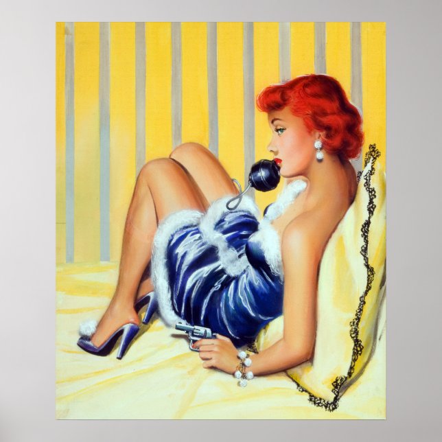 Poster Tête de rousse (Devant)