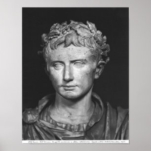 Poster Tête d'empereur Augustus