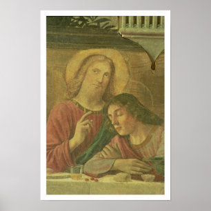 Poster Tête du Christ, de la Dernière Cène, 1480 (fresque