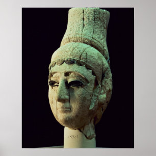 Poster Tête d'un prince ou d'une princesse d'Ugarit