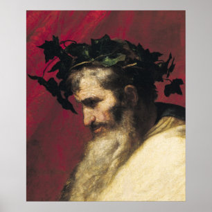 Poster Tête d'un vieil homme