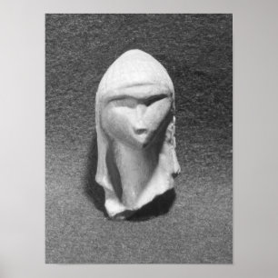 Poster Tête d'une femme connue sous le nom de Vénus de