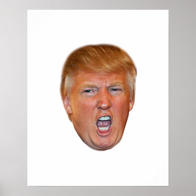 Poster Tête flottante Donald Trump (Devant)