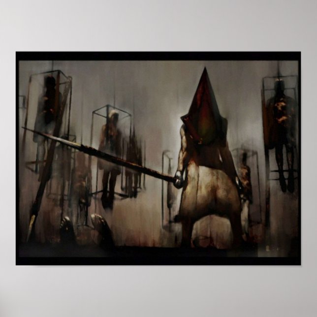 Poster Tête pyramidale (Devant)