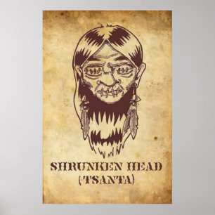 Poster Tête réduite