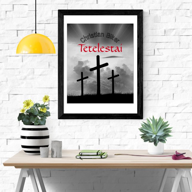 Poster Tetelestai Christian Biker's (Créateur téléchargé)