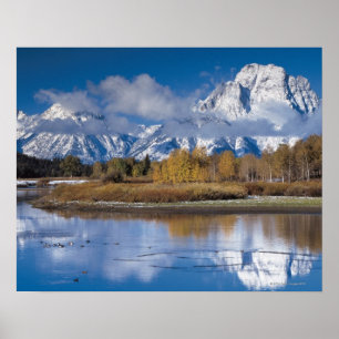 Poster Teton grand, Wyoming