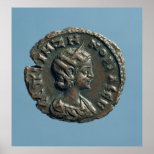 Poster Tetrachm de Zenobia, reine de Palmyre