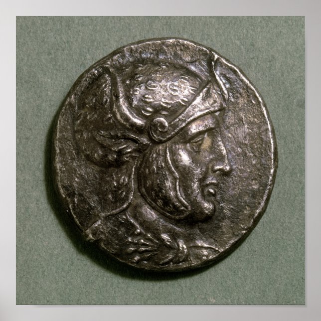 Poster Tétradrachme de Seleucus Ier roi de Syrie (Devant)