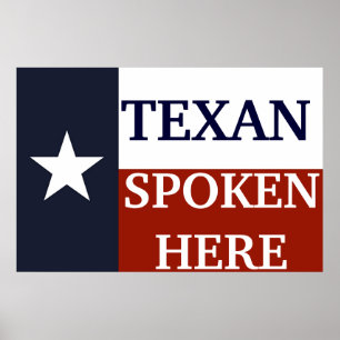 Poster Texan Spoken Here