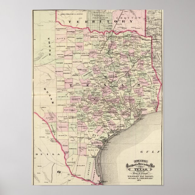 Poster Texas 10 (Devant)