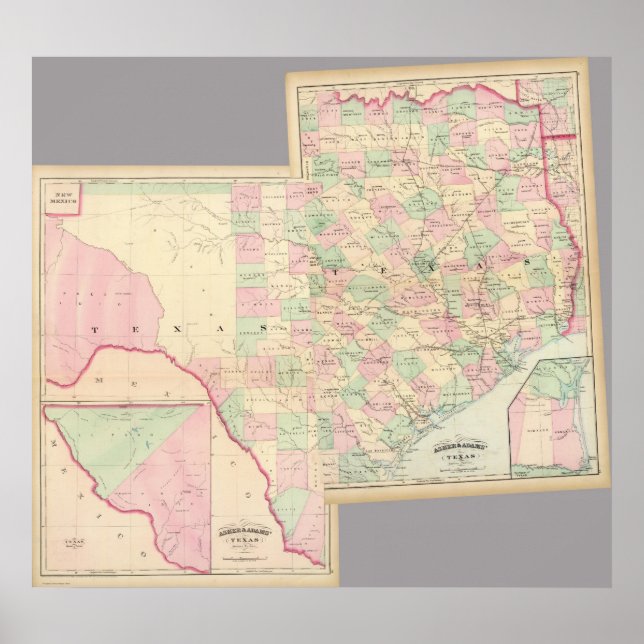 Poster Texas composite (Devant)