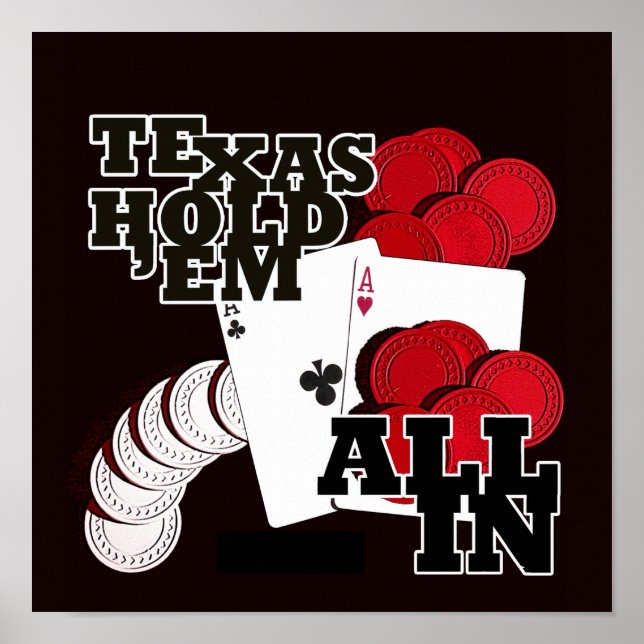 Poster Texas-Holdem (Devant)