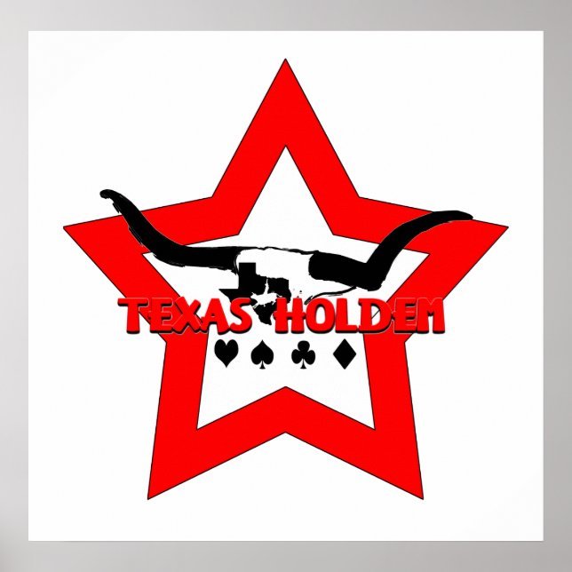 Poster Texas Holdem (Devant)