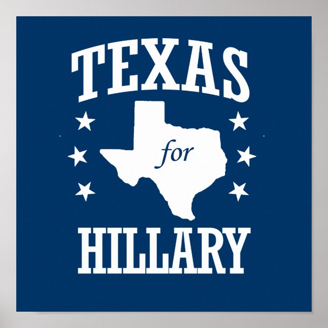 POSTER TEXAS POUR LA HILLAIRE (Devant)