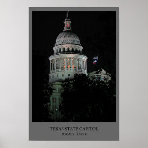 Poster Texas State Capitol