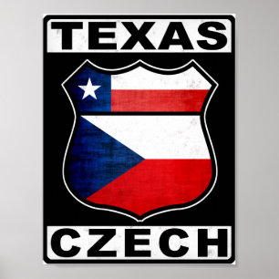 Poster Texas Tchèque