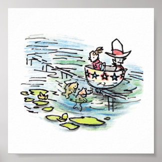 Poster Texas Teacup Ride Print