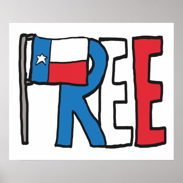 Poster Texas Texit gratuit (Devant)