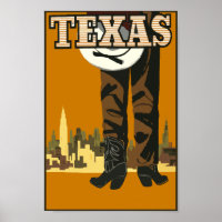 Texas USA Cowboy Boots Vintage voyage