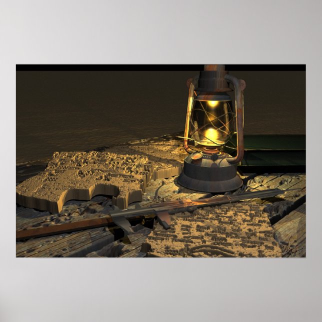 Poster Texte ancien (Devant)