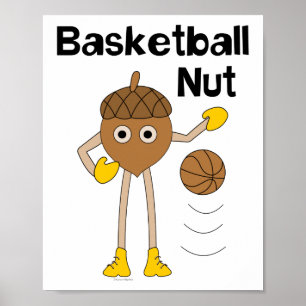 Poster Texte de la coupe de basket