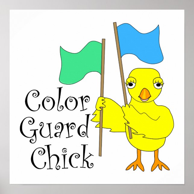 Poster Texte de sélection Color Guard (Devant)