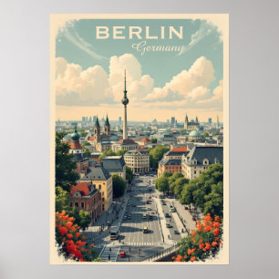 Poster Texte personnalisé Berlin, Allemagne