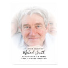 Texte personnalisé Hommage photo Imprimer