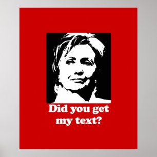 Poster Textes de Hillary