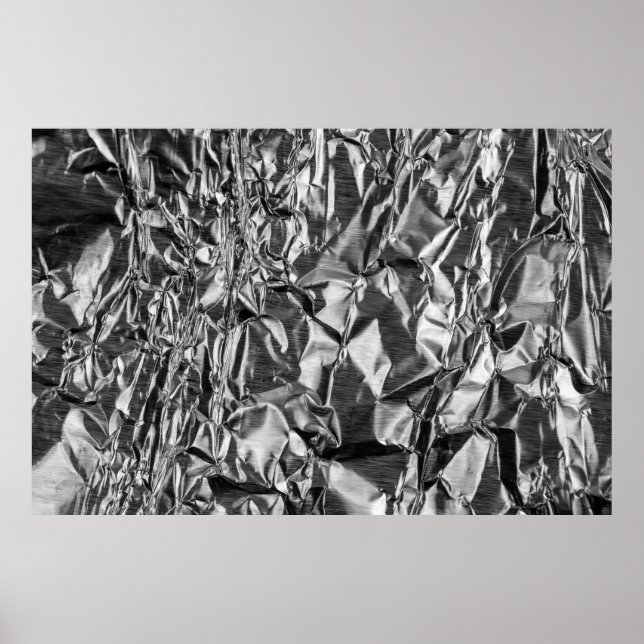 Poster textile argenté (Devant)