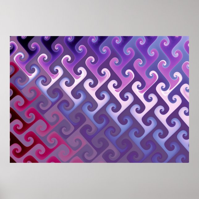 Poster Texture Abstrait Violet (Devant)