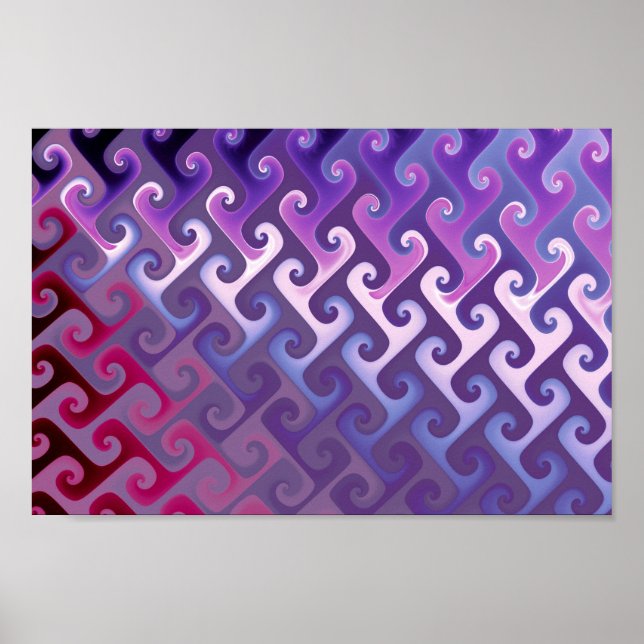 Poster Texture Abstraite violette (Devant)