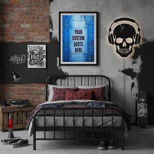 Poster Texture d'art de rue Abstrait