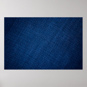 Poster Texture des jeans en denim de la marine