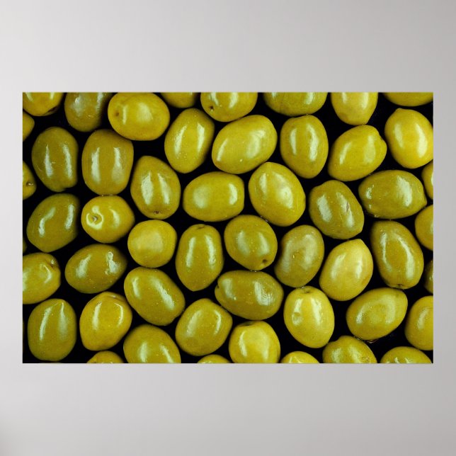 Poster Texture des olives (Devant)