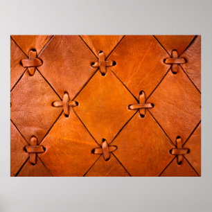 Poster Texture en cuir.