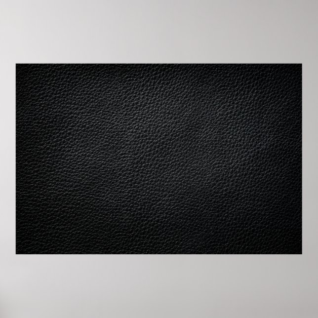 Poster Texture en cuir noir et cuir fond, texture (Devant)