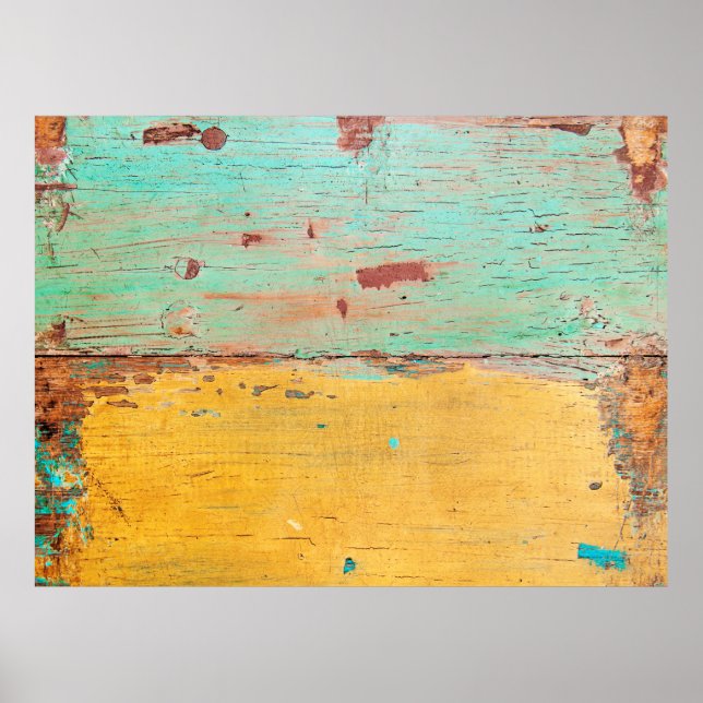 Poster texture grunge en bois (Devant)