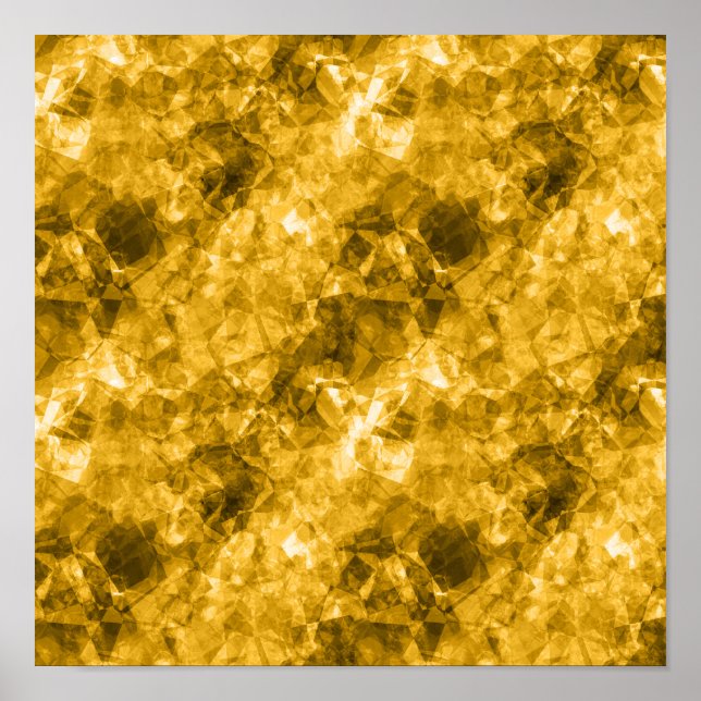 Poster Texture Jaune Froissée (Devant)