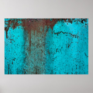 Poster Texture métallique avec rayures et craquelures abs