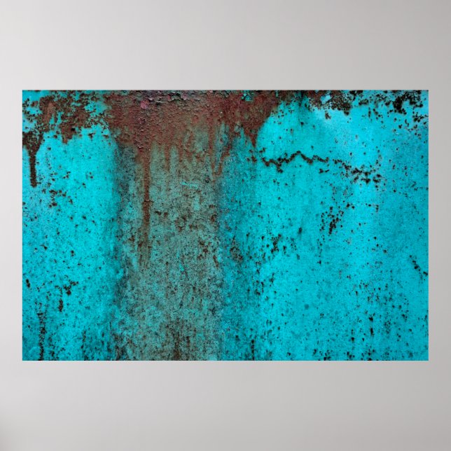 Poster Texture métallique avec rayures et craquelures abs (Devant)