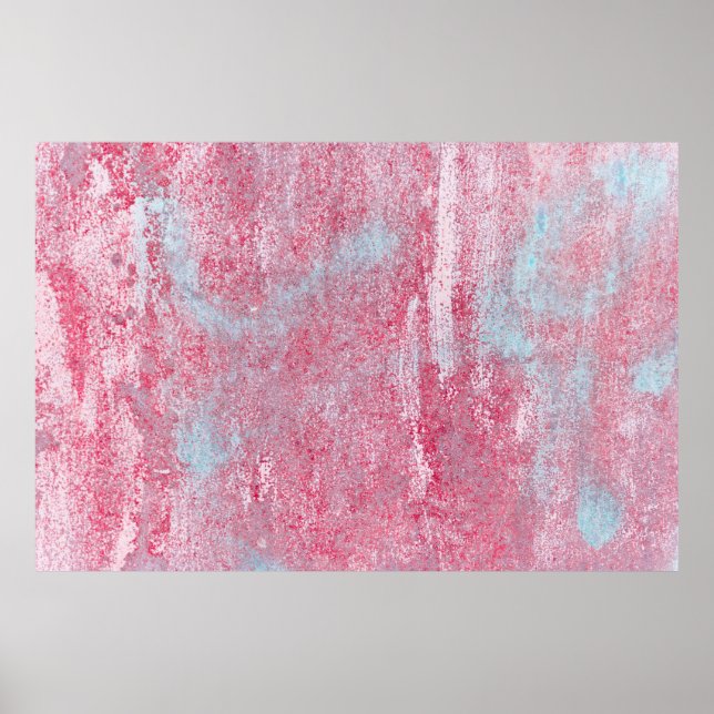 Poster Texture métallique avec rayures et fissures abstra (Devant)